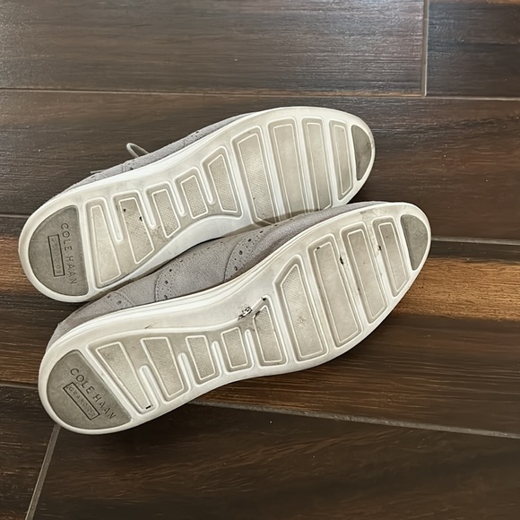 Cole Haan Suede Grand Wingtip II Lace Up Loafer - Picture 7 of 7